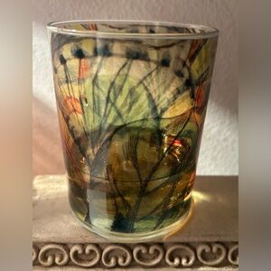 Art glass tumbler.